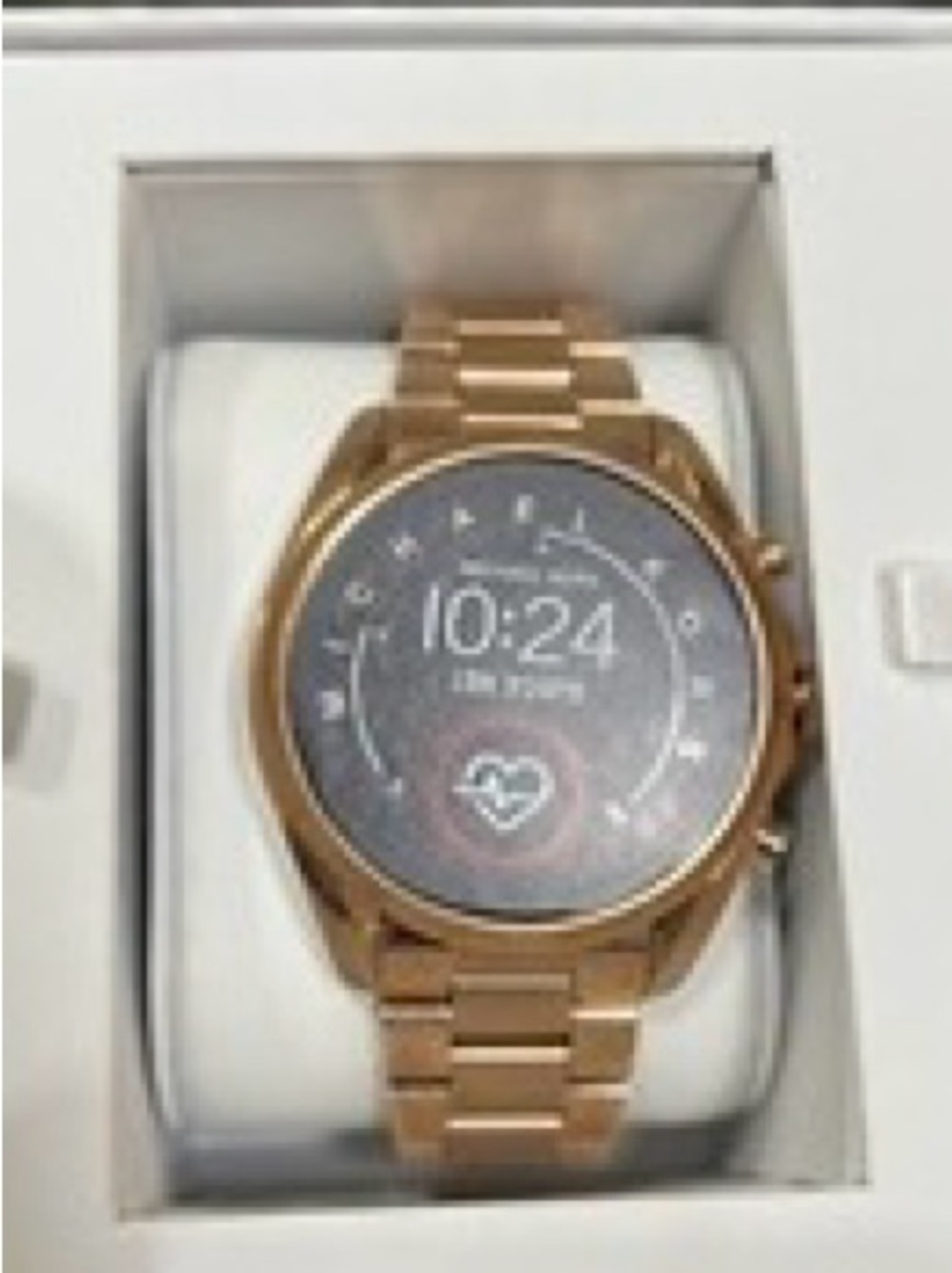 Michael kors  Gold Smartwatch with Metal Link Band - Elegant Wearable